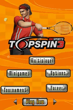 Top Spin 3 (USA) screen shot title